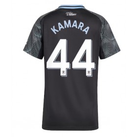 Dámské fotbalový oblečení Aston Villa Boubacar Kamara #44 Venkovní košile 2025-26 Krátkým Rukávem